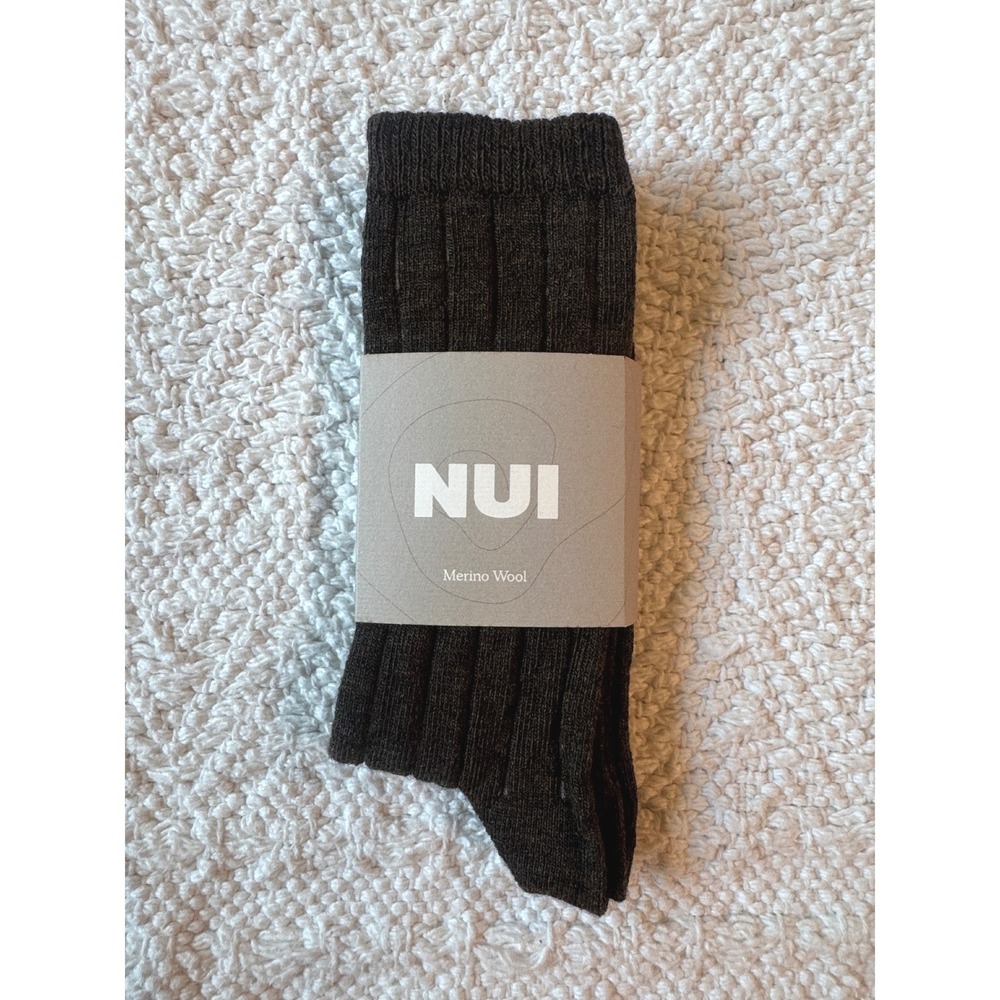 NUI Organics Nature Socks Olive 4/6y